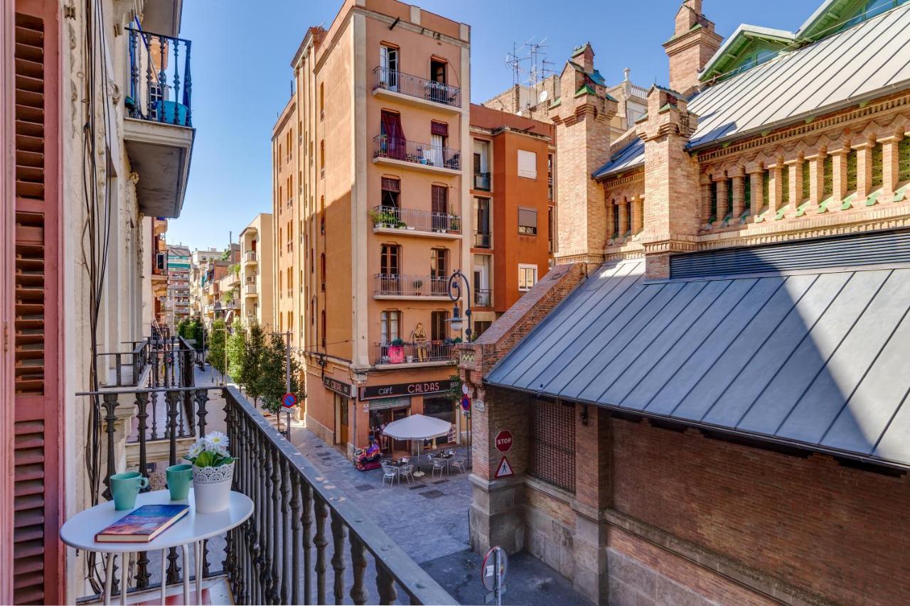 Charming & Convenient Apartment Near Plaza Espanya Barcelona Exterior foto
